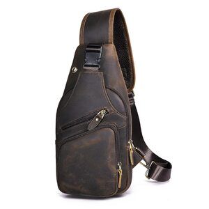 8997 Fashion Casual Tea Designer Travel Hiking Crossbody Chest Sling Bag